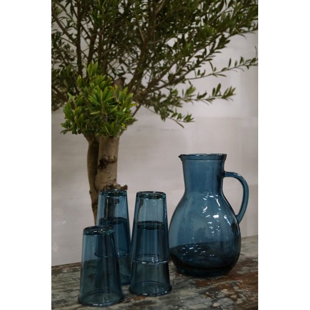 Glaskande himmelbl�