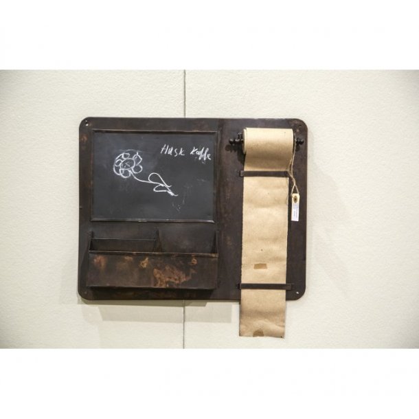 Stor Husketavle i rustik metal