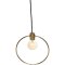 Oslo loftlampe i et enkelt design - messing