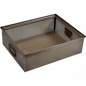 Stor vrkstedskasse i perforeret jern