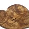 Miniature kokos s�besk�l i hjerteform