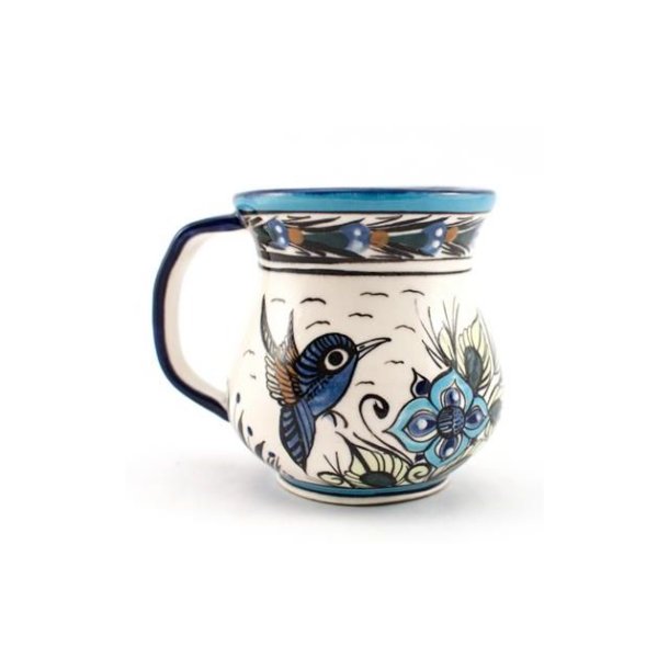 Vilde fugle - Hndmalede krus fra Guatemala
