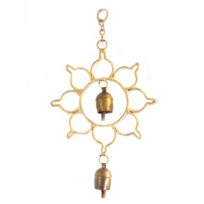 Solopgang Vindspil i gylden metal