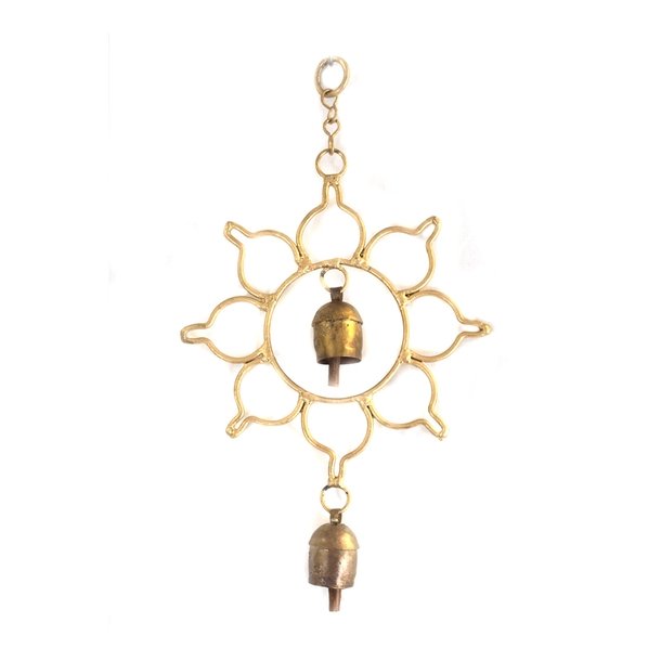 Solopgang Vindspil i gylden metal