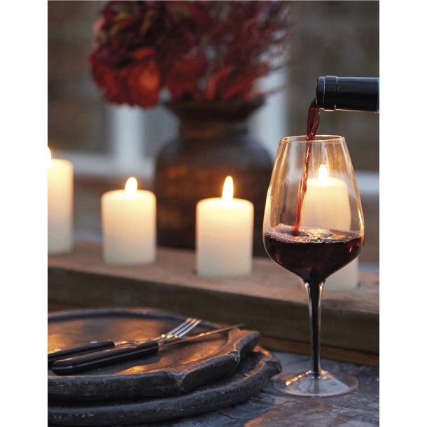 Rustik lysestage til 4 bloklys