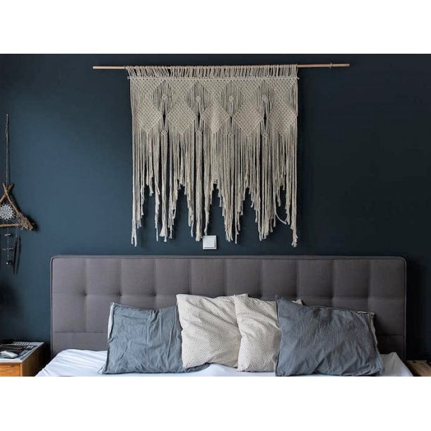 Makram� v�gt�ppe str. 100x110cm