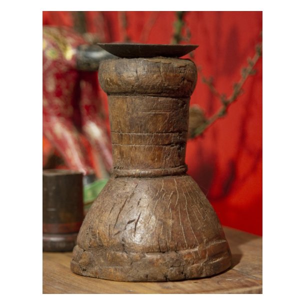 Rustik tr�lysestage til bloklys