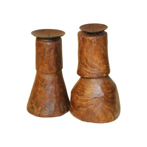 Rustik trlysestage til bloklys