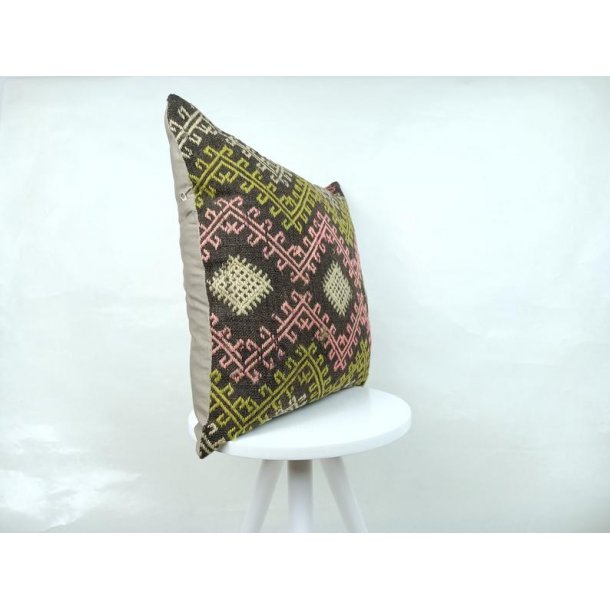 Tyrkisk Kelim pudebetrk 50x50 cm