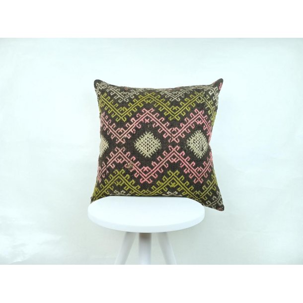 Tyrkisk Kelim pudebetrk 50x50 cm