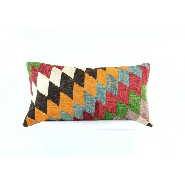 Tyrkisk Kelim pude 30x60 cm