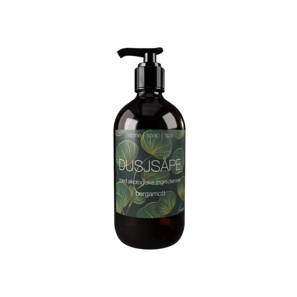 Blive opmærksom Skinnende silke Bodyshampo fra Stone Soap Spa - Bergamot 450ml. - Sæbe, Shampoo og Hudpleje  - boutique-bohome.dk