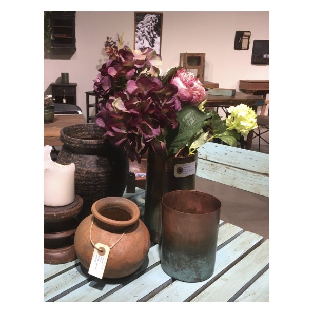 Vase i irret kobber - lav